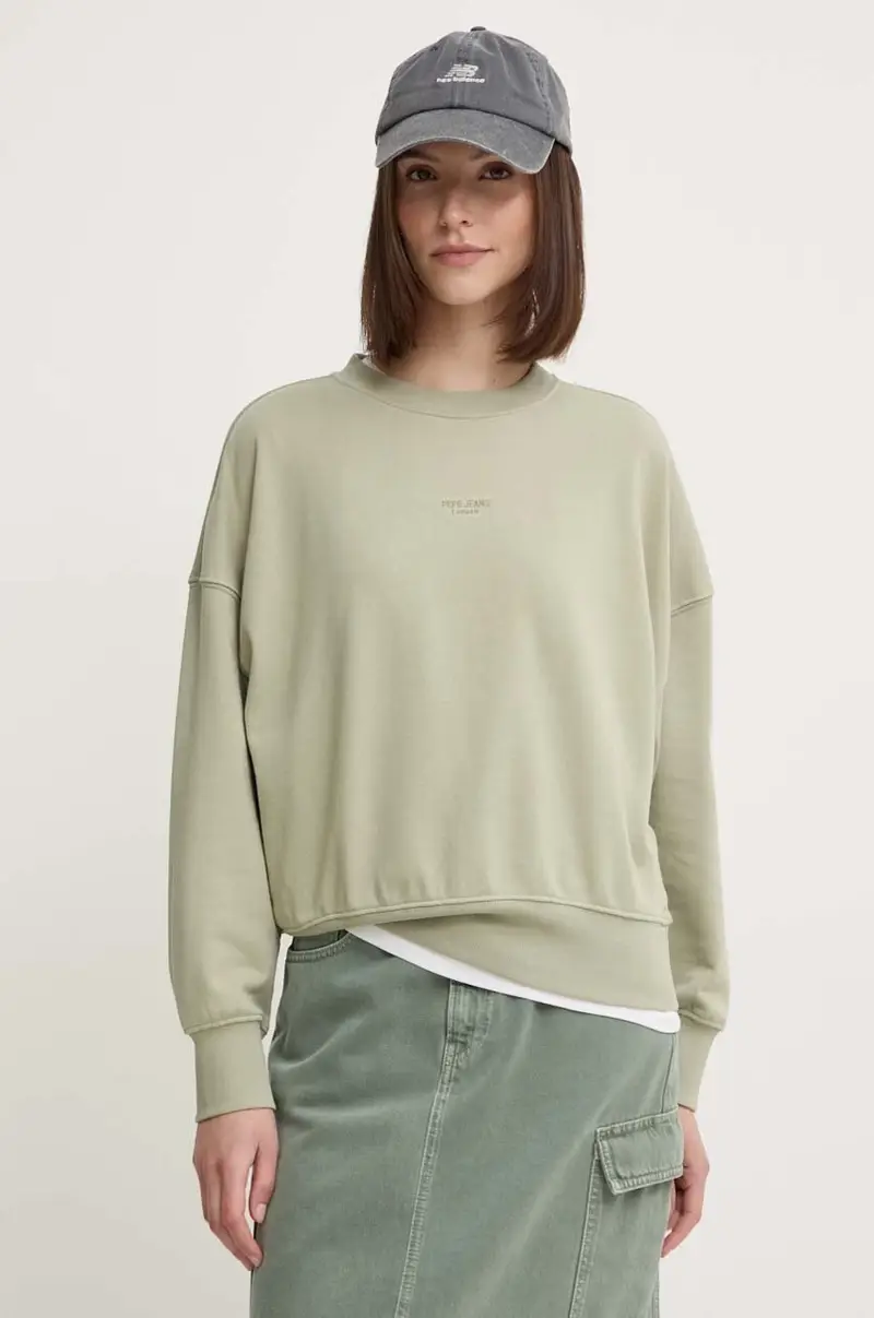 felpa EVELYN donna colore verde PL581442 miniatura 4