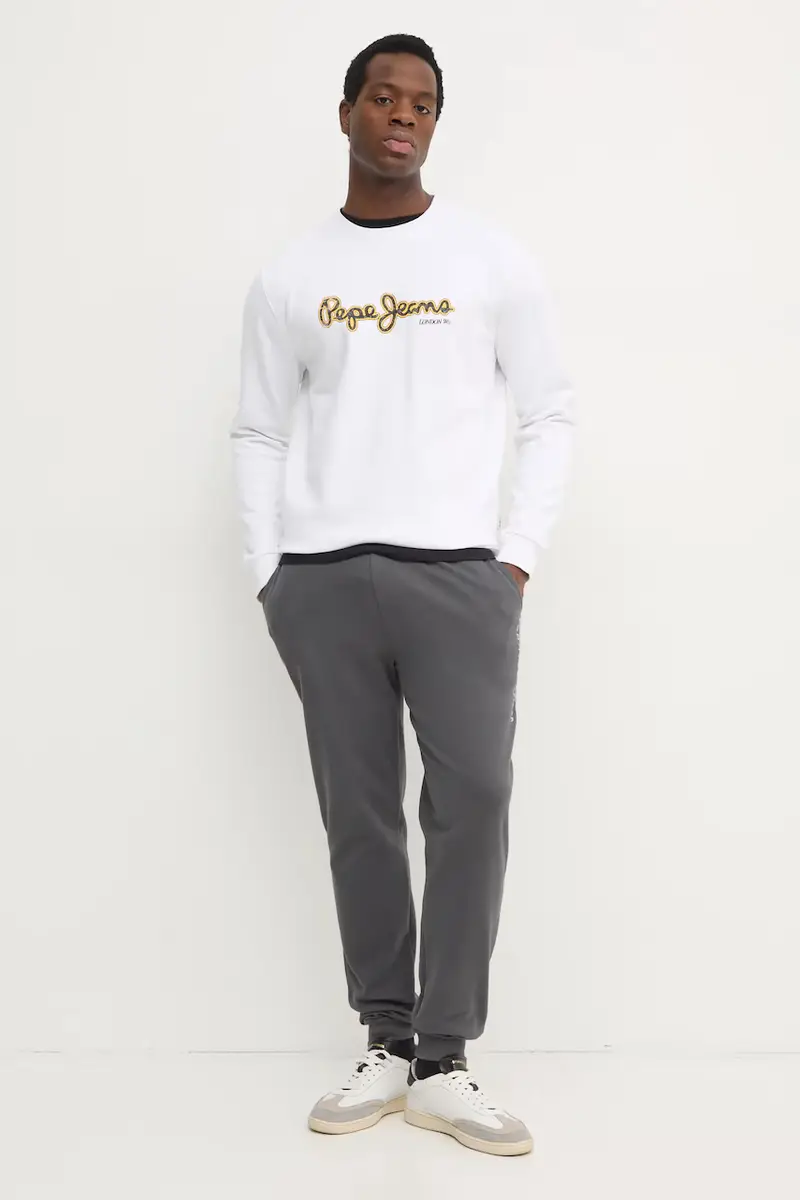 felpa in cotone DORIAN CREW uomo colore bianco PM582757 miniatura 2