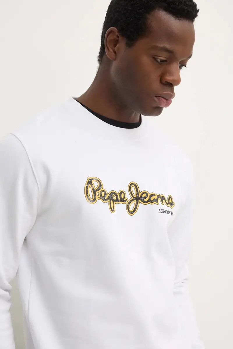 felpa in cotone DORIAN CREW uomo colore bianco PM582757 miniatura 4