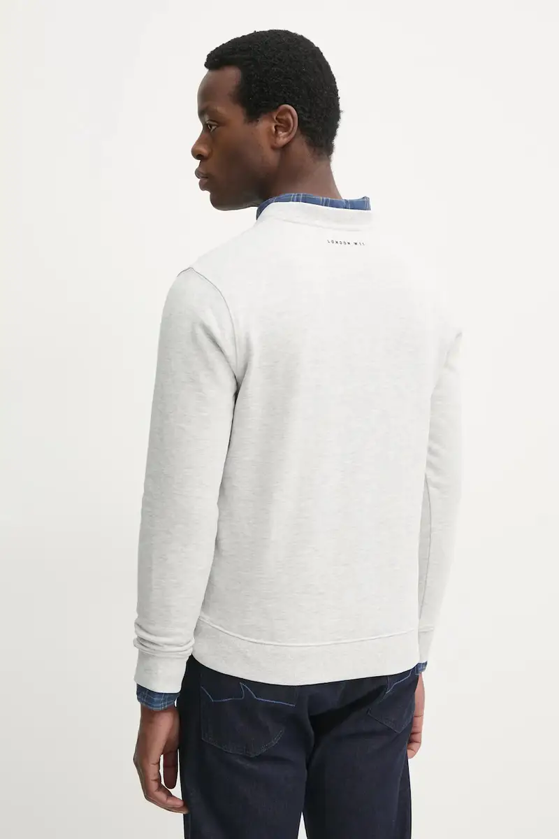 felpa in cotone DORIAN CREW uomo colore grigio PM582757 miniatura 3