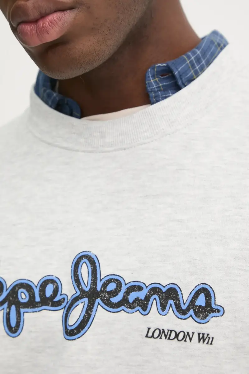 felpa in cotone DORIAN CREW uomo colore grigio PM582757 miniatura 5