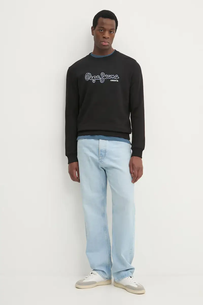 felpa in cotone DORIAN CREW uomo colore nero PM582757 miniatura 2