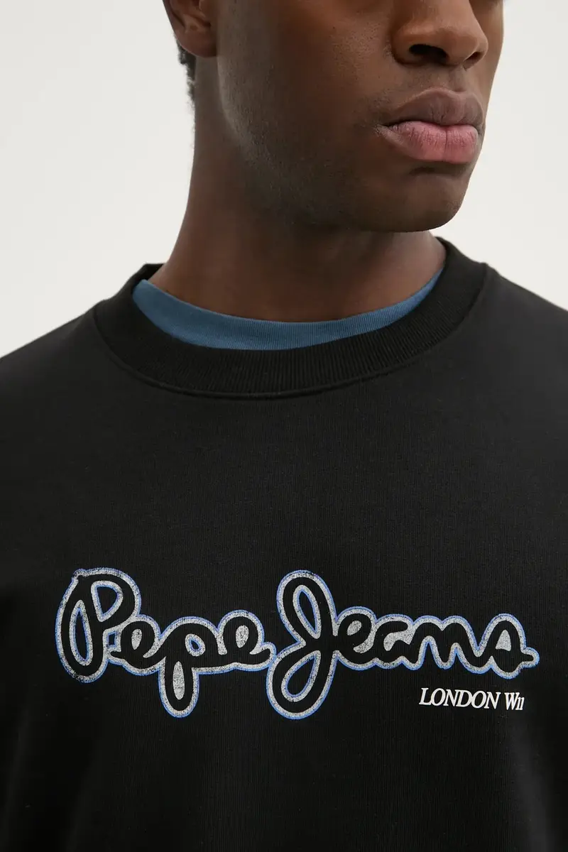 felpa in cotone DORIAN CREW uomo colore nero PM582757 miniatura 5