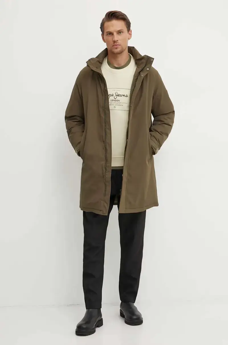 felpa in cotone SIMON uomo colore beige PM582721 miniatura 2