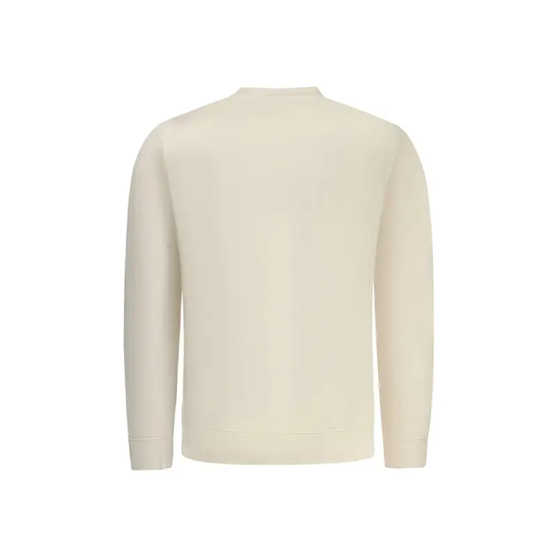 Felpa Maniche Lunghe Uomo beige Stampa Logo miniatura 2