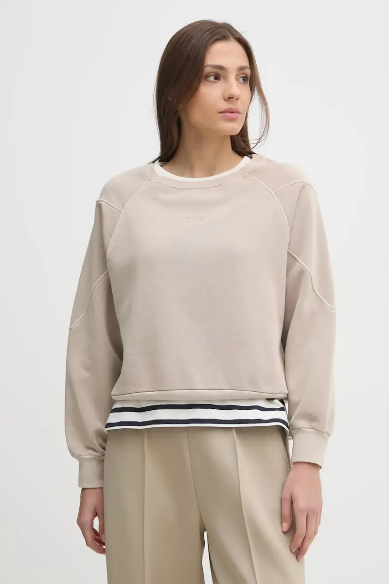 felpa REESE donna colore beige PL581480