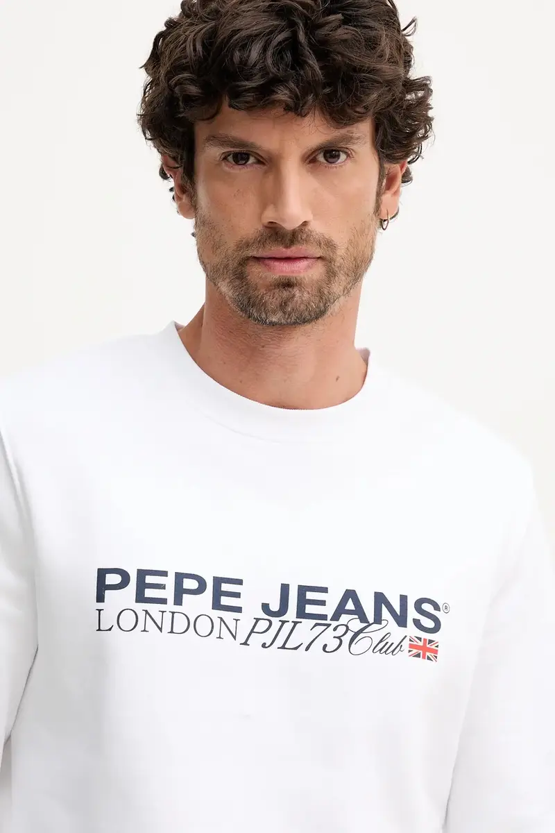 felpa uomo colore bianco PM5800029 miniatura 4