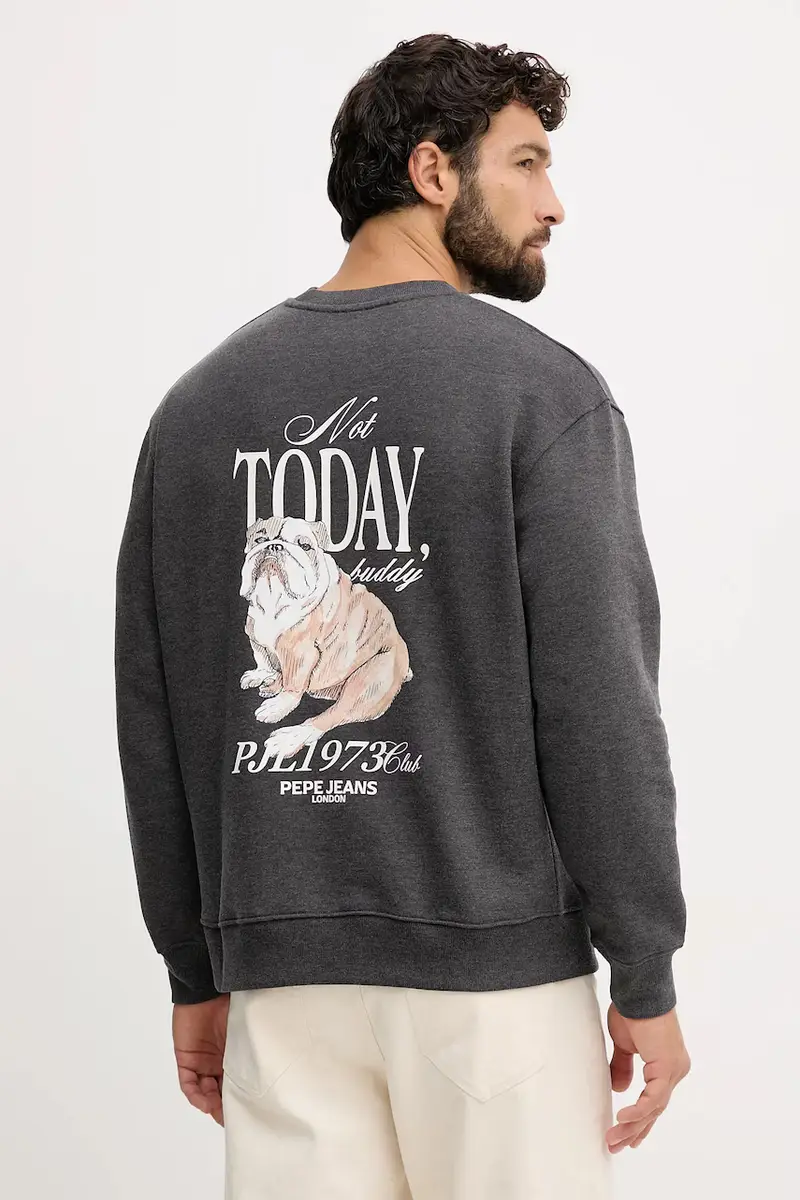 felpa uomo colore grigio PM5800031 miniatura 3