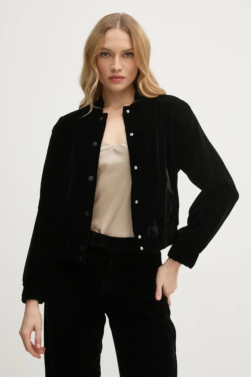 giacca bomber FALLON donna colore nero PL402501 miniatura 4