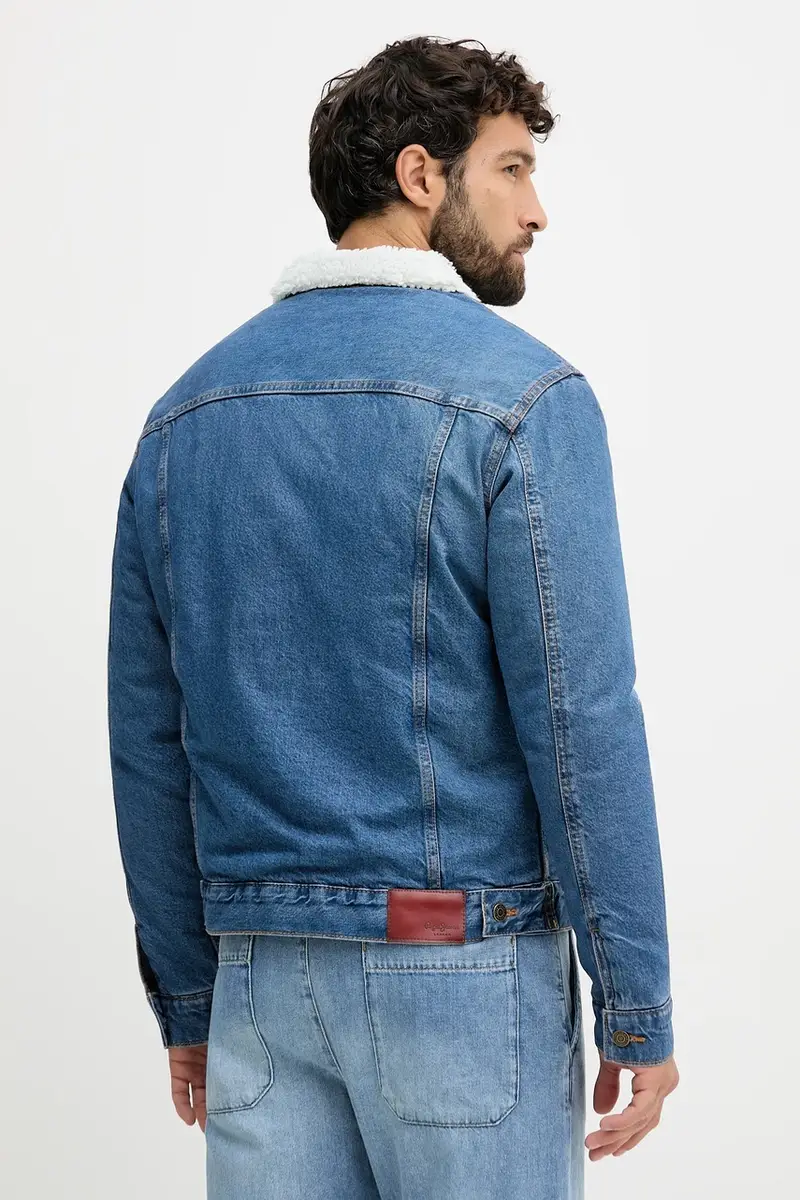 giacca di jeans colore blu PM40271604A0 miniatura 3