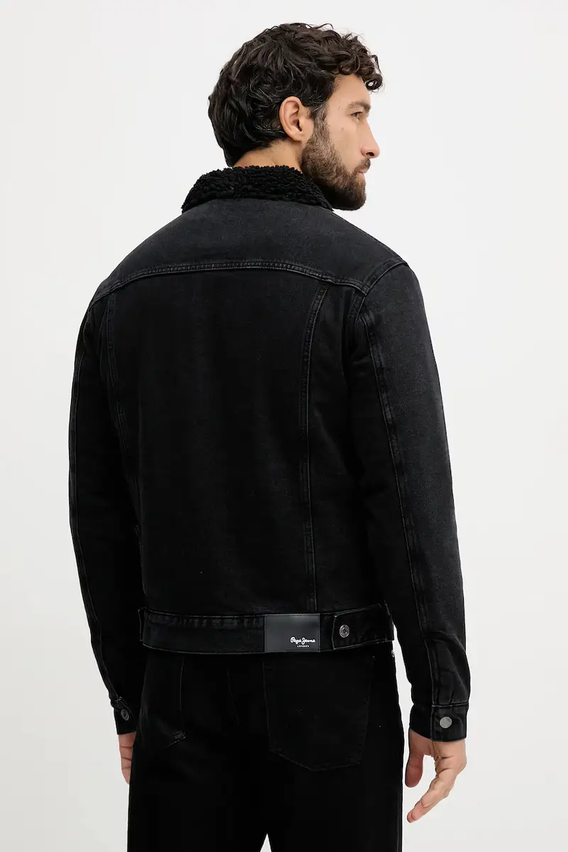 giacca di jeans colore nero PM40271609S0 miniatura 3