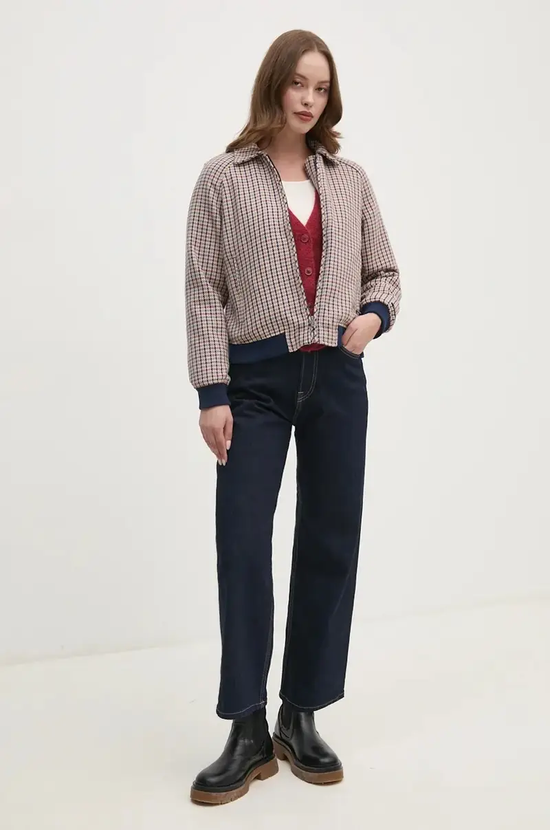 giacca in misto lana BRIDGET colore beige PL402466 miniatura 2