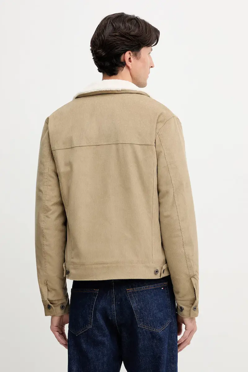 giacca in velluto a coste colore verde PM4027185 miniatura 3