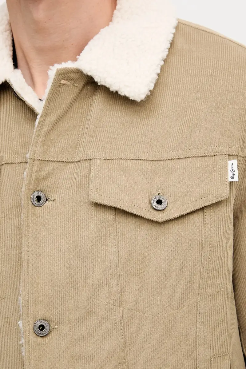 giacca in velluto a coste colore verde PM4027185 miniatura 5