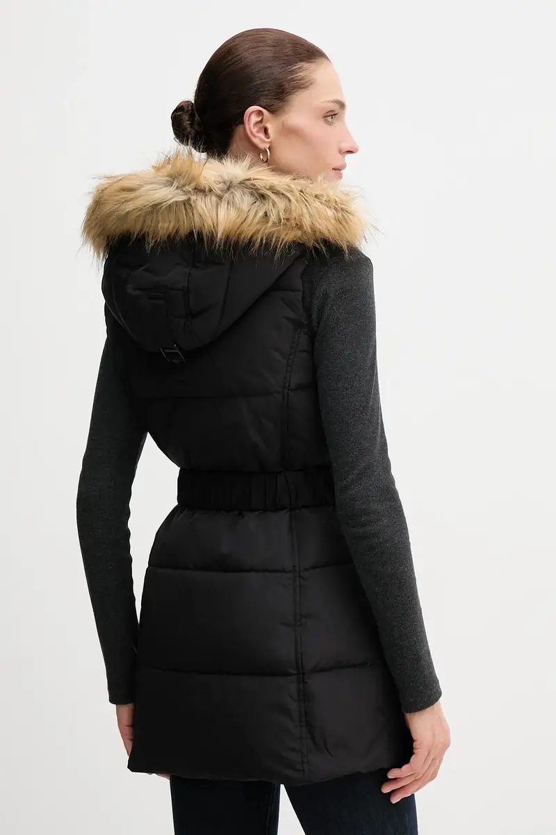 gilet in piuma colore nero PL4024335 miniatura 3