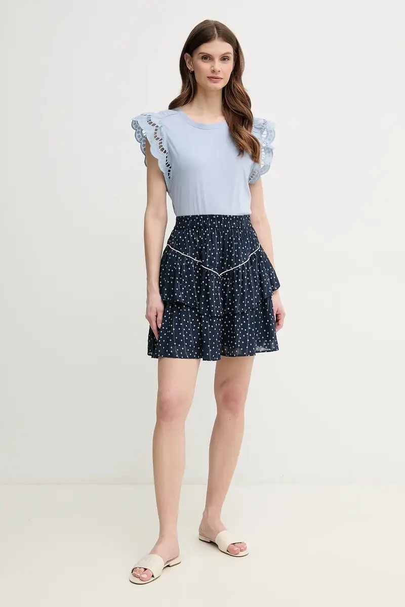 gonna DANY colore blu navy PL901191 miniatura 2