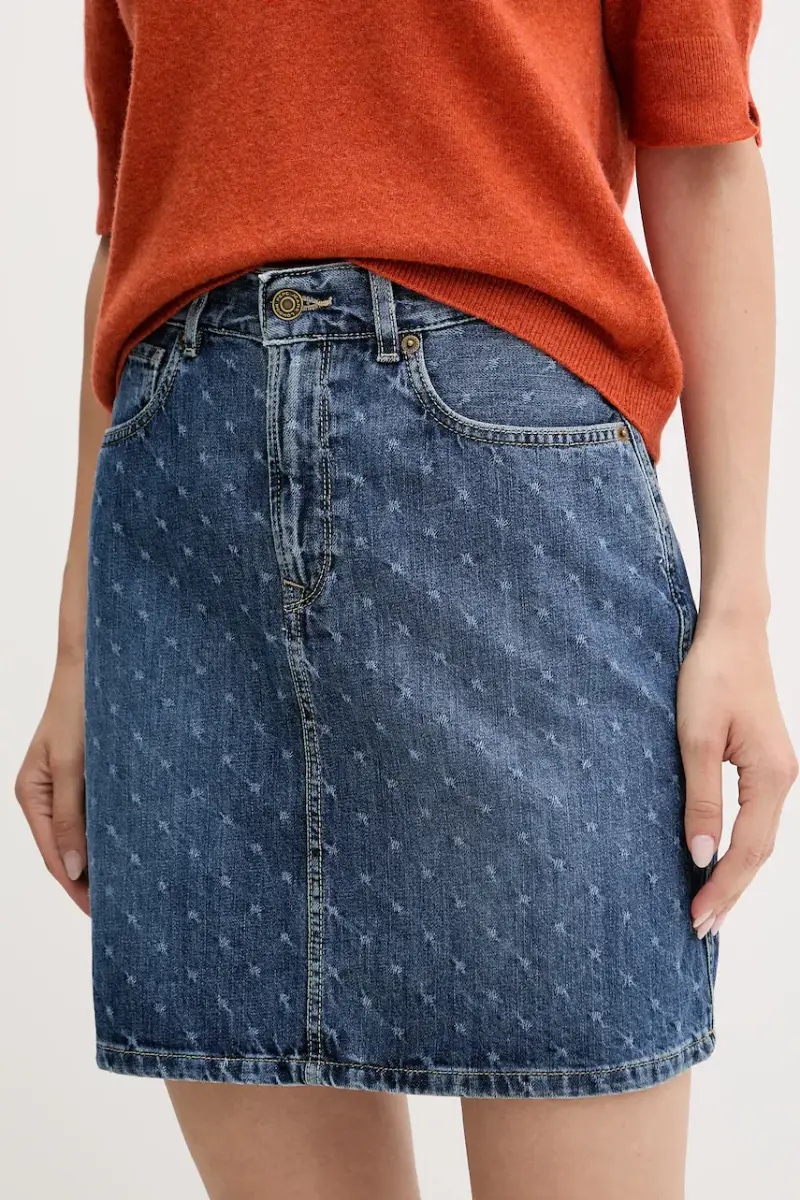 gonna di jeans colore blu PL90112444F0