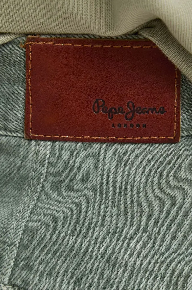 gonna di jeans MAXI SKIRT HW CLR colore verde PL901143 miniatura 4