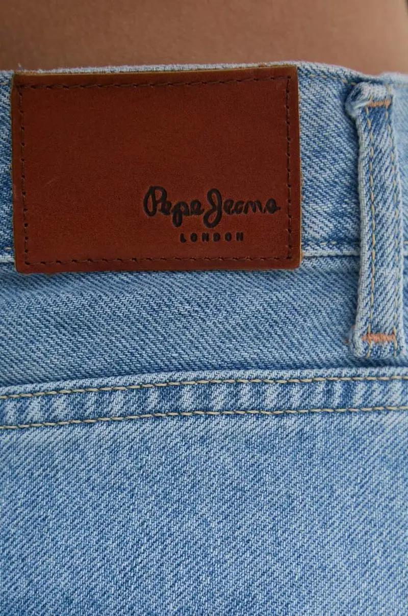 gonna di jeans MAXI SKIRT HW TIE DYE colore blu PL901133 miniatura 5