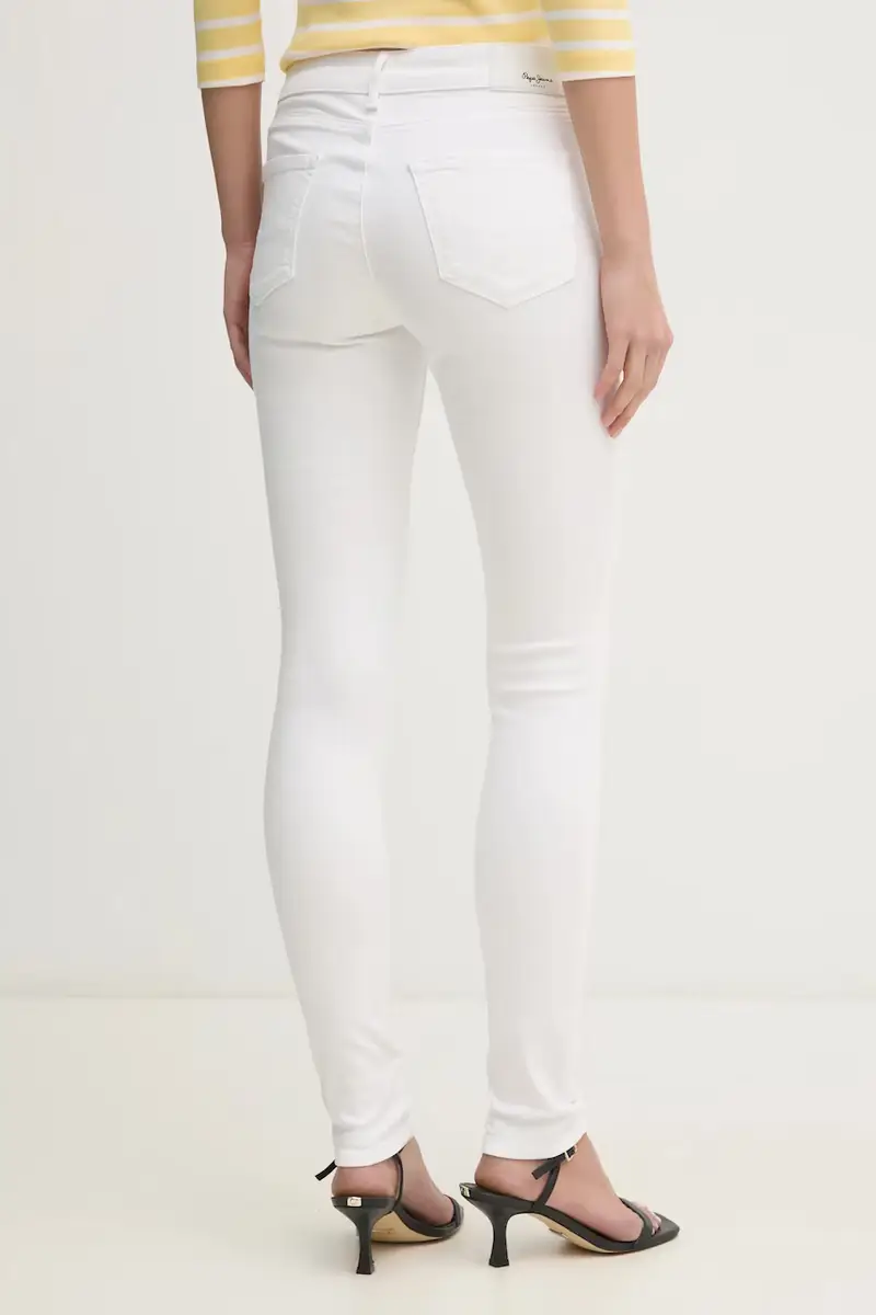 Pepe Jeans Jeans Donna Bianco 3301000 miniatura 3