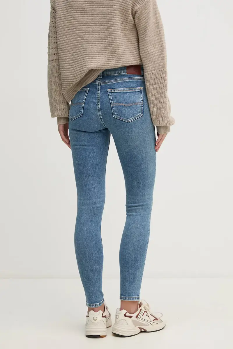 Pepe Jeans Jeans Donna Blu 3132301 miniatura 3