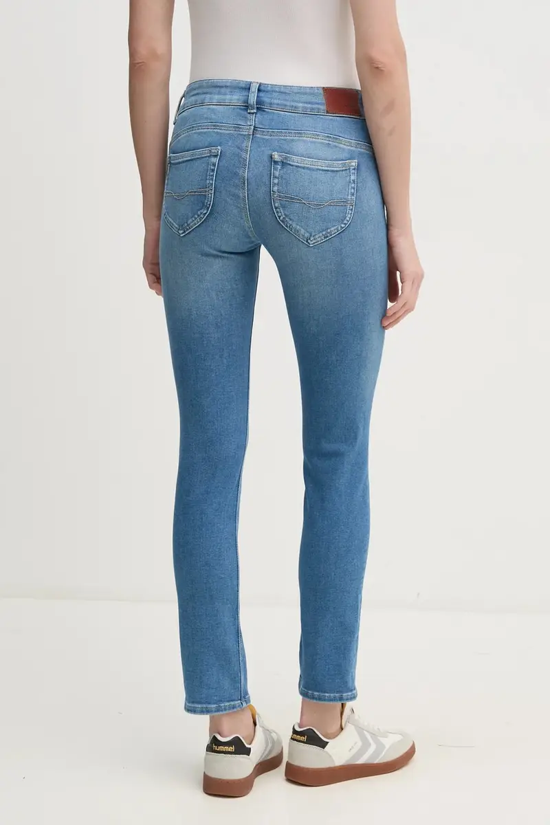 Pepe Jeans Jeans Donna Blu 3312257 miniatura 3
