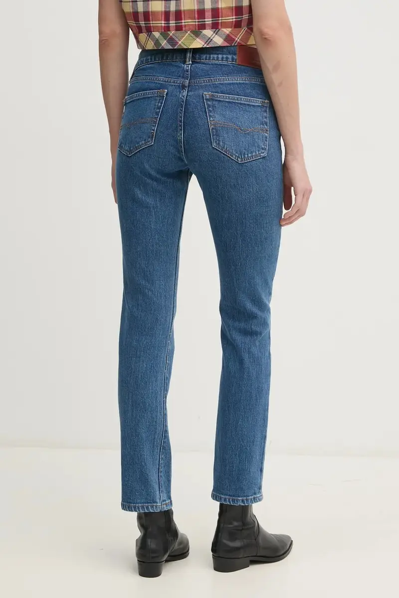 Pepe Jeans Jeans Donna Blu 3314011 miniatura 3