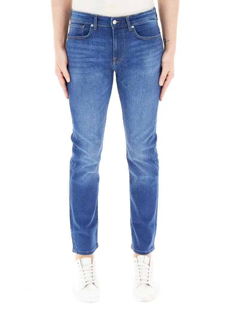 jeans slim pepe jeans hatch da uomo - denim