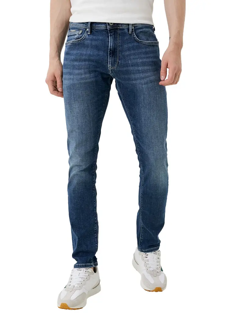 jeans slim pepe jeans stanley da uomo - denim