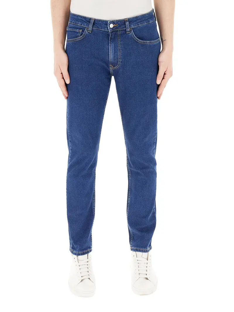 jeans slim pepe jeans tapered stanley da uomo - denim