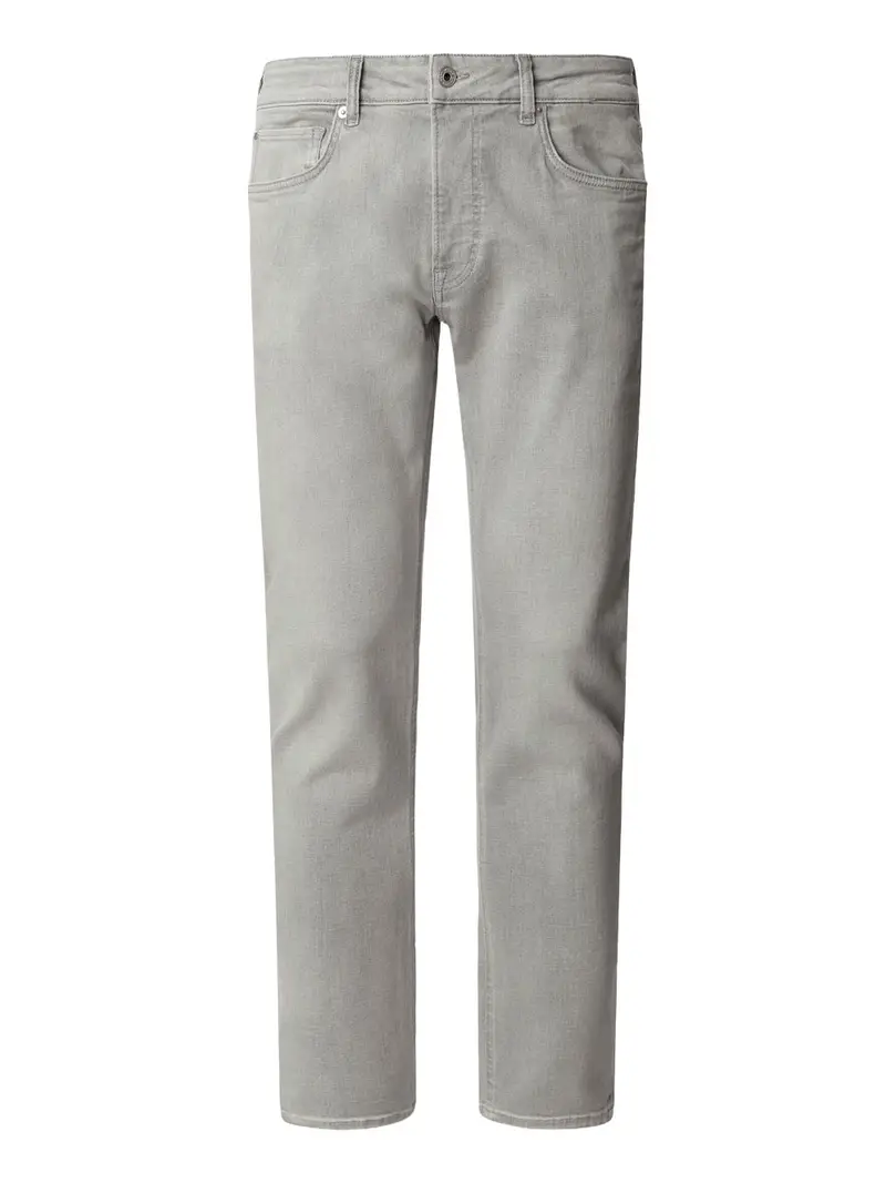 jeans slim pepe jeans tapered stanley da uomo - grigio