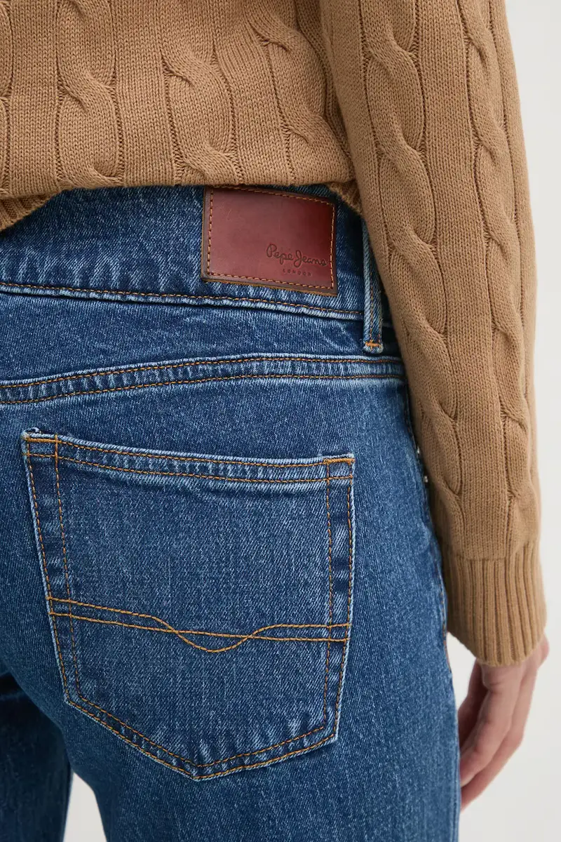 Pepe Jeans Jeans Donna Blu 3132302 miniatura 4