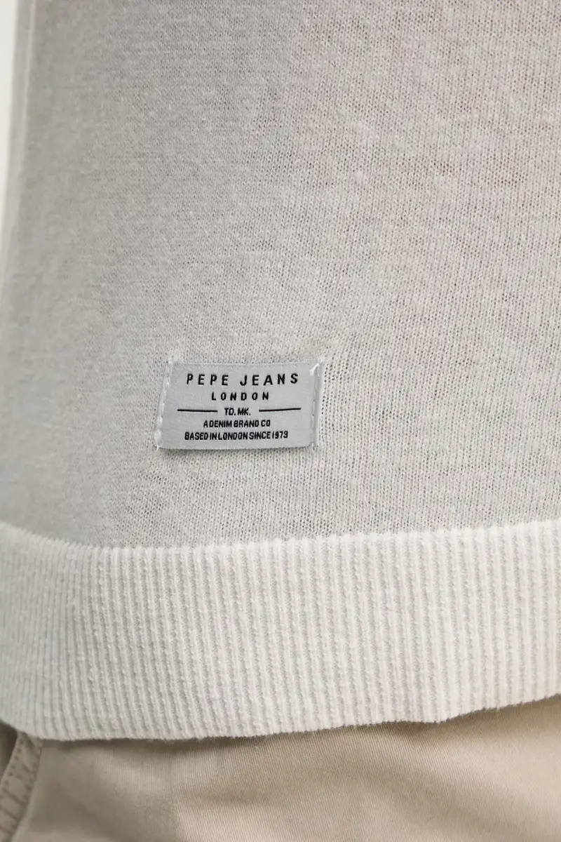 maglione con aggiunta di lino LAYNE uomo colore beige PM702519 miniatura 5