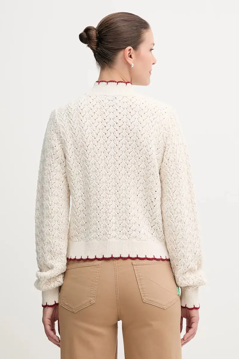 maglione donna colore beige PL7000016 miniatura 3