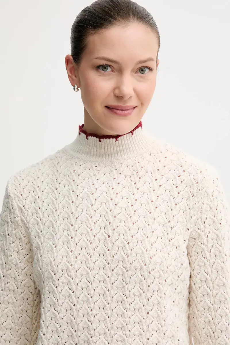 maglione donna colore beige PL7000016 miniatura 4