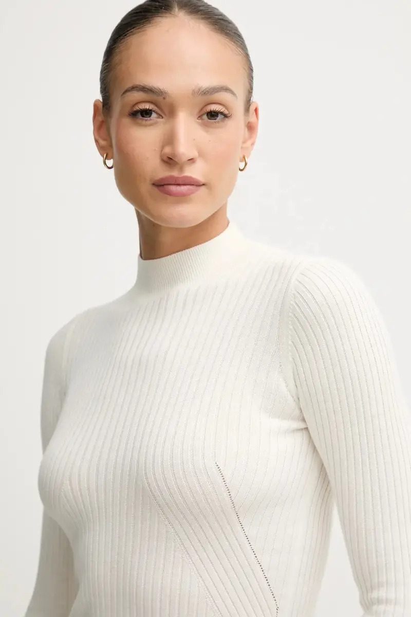 maglione donna colore beige PL7000026 miniatura 4