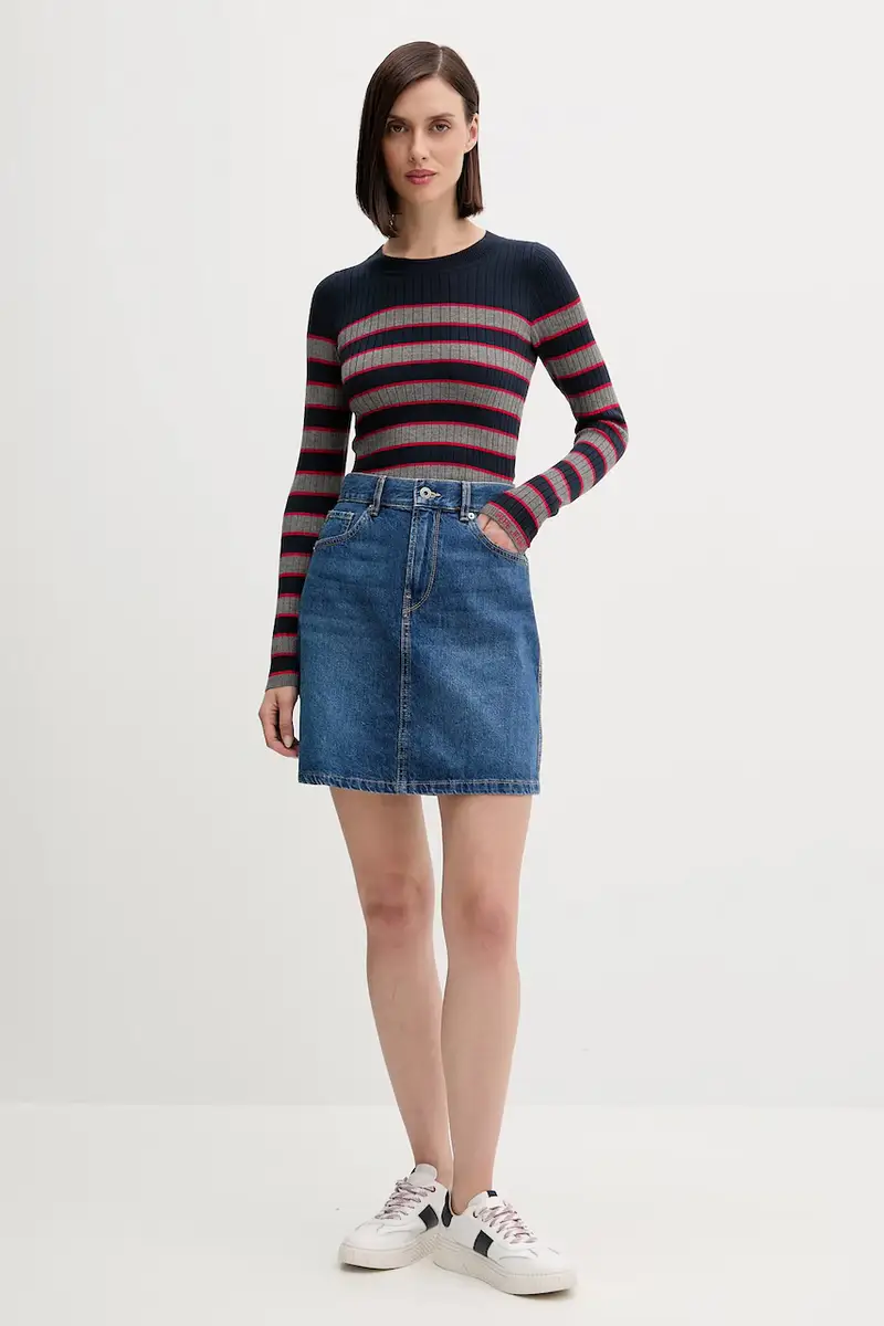 maglione donna colore blu navy PL7000006 miniatura 2