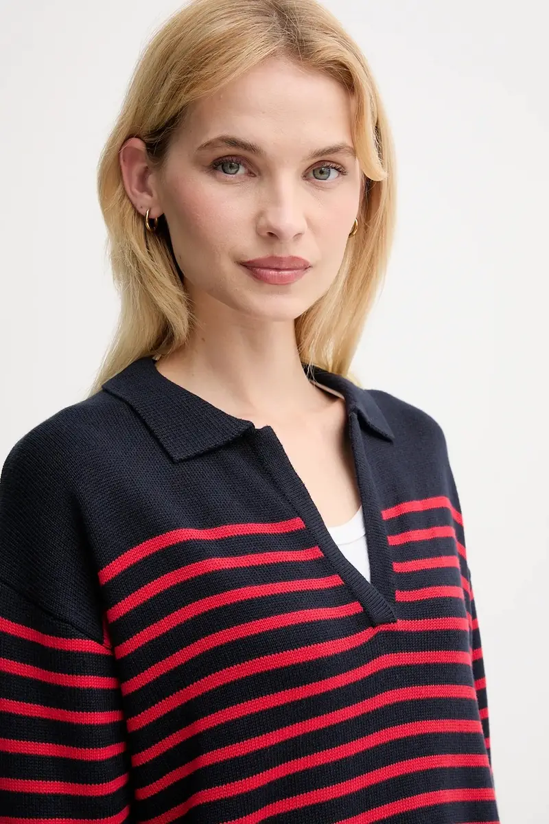 maglione donna colore blu navy PL7000012 miniatura 4