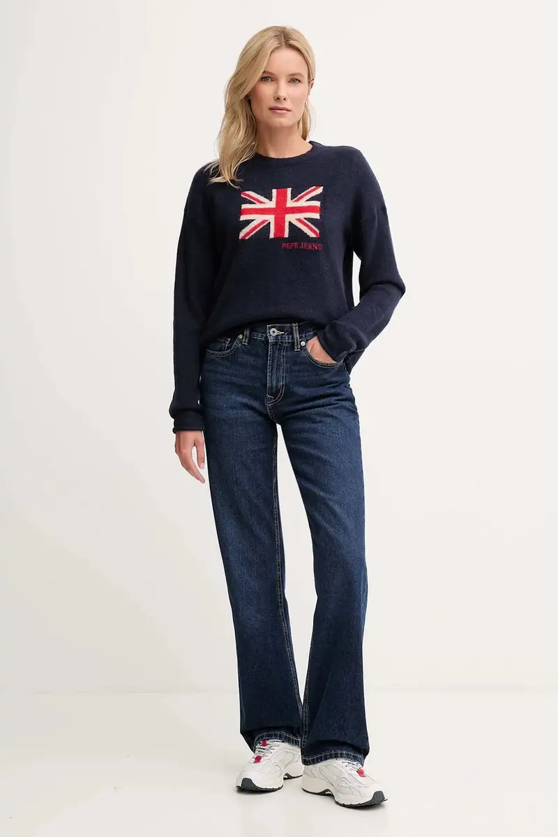 maglione donna colore blu navy PL7000058 miniatura 2