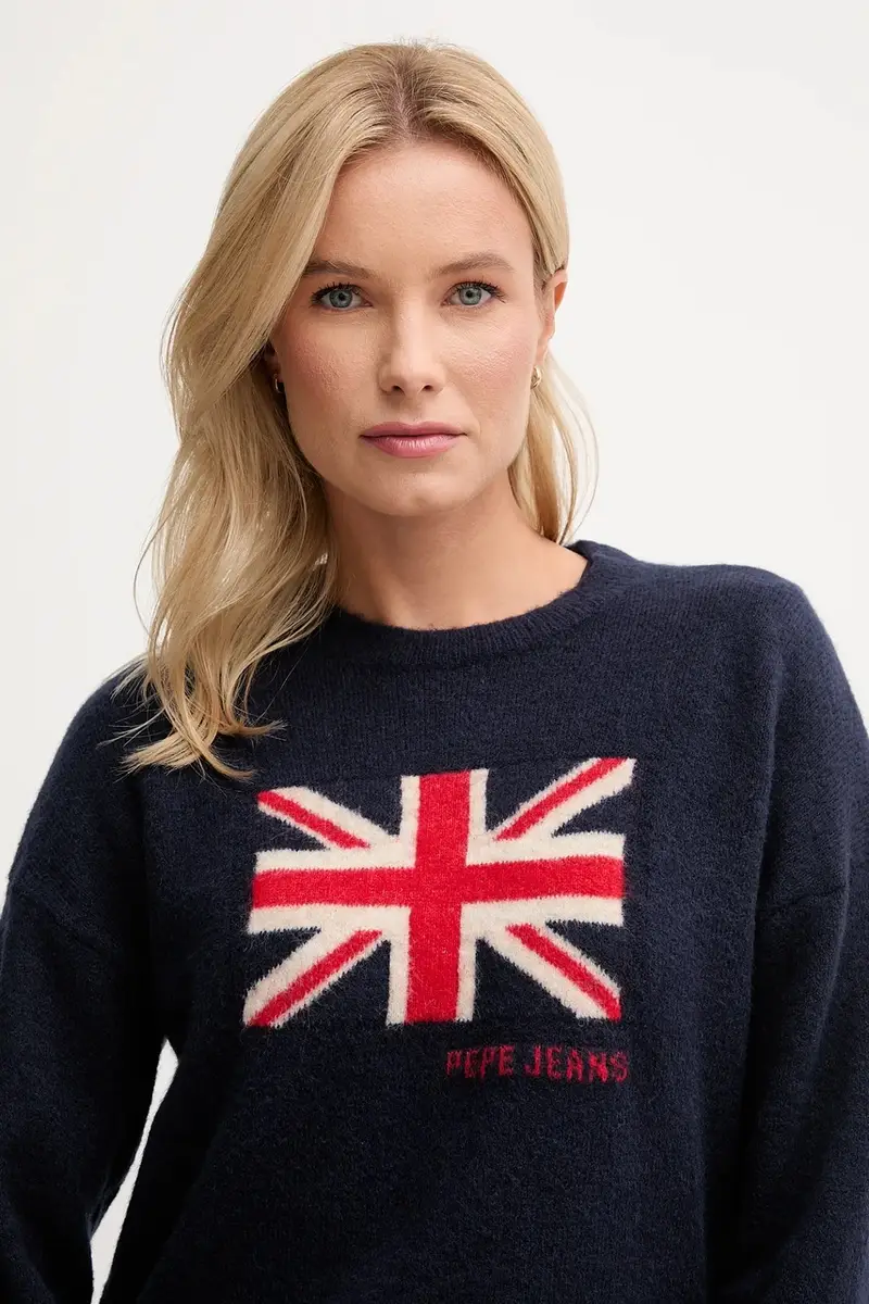 maglione donna colore blu navy PL7000058 miniatura 4