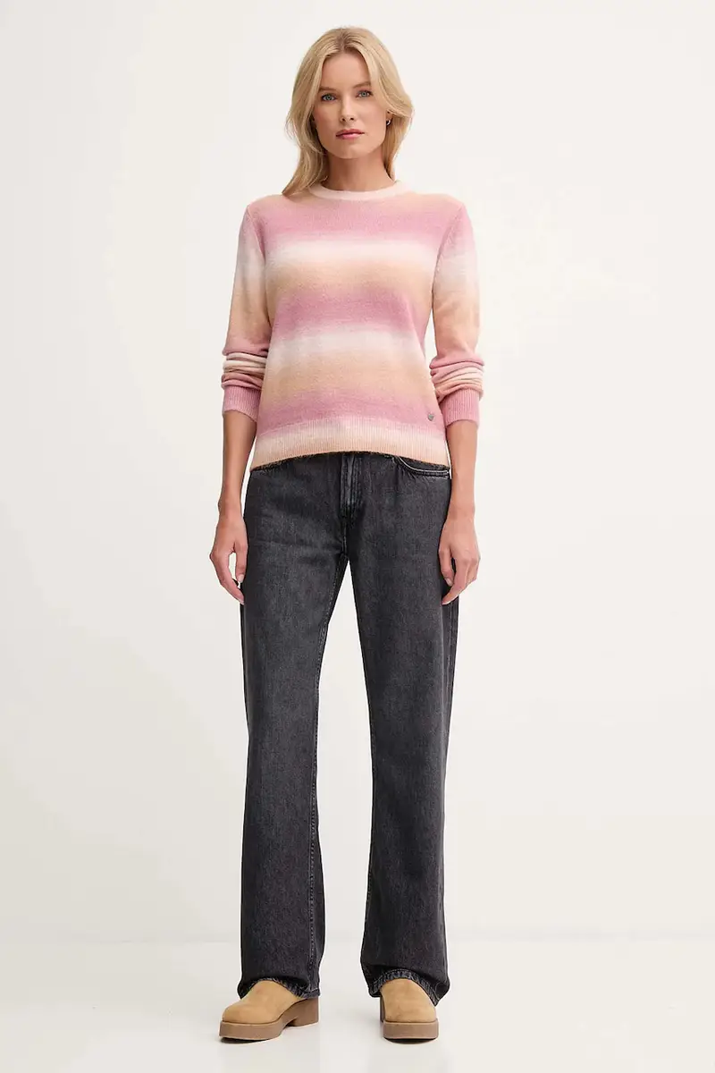 maglione donna colore rosa PL7000060 miniatura 2