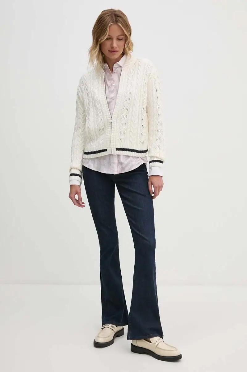 maglione HADA JACKET donna colore beige PL702207 miniatura 2