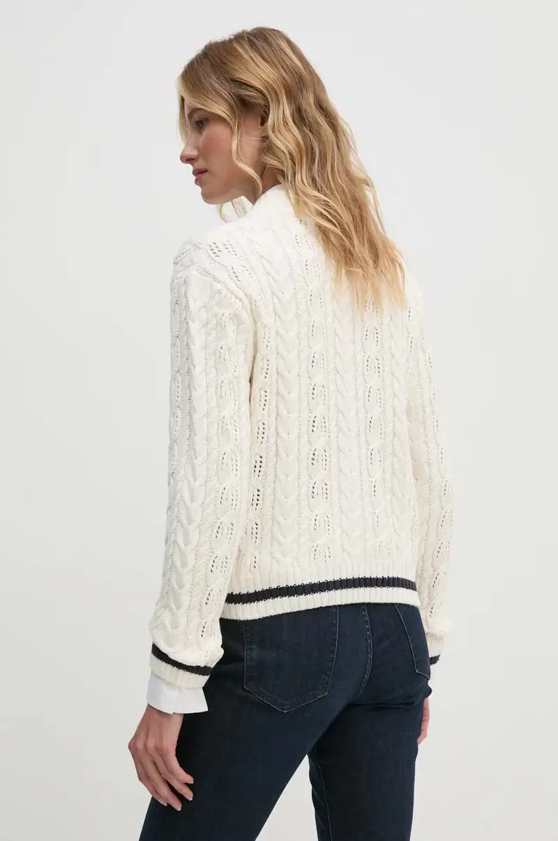 maglione HADA JACKET donna colore beige PL702207 miniatura 3