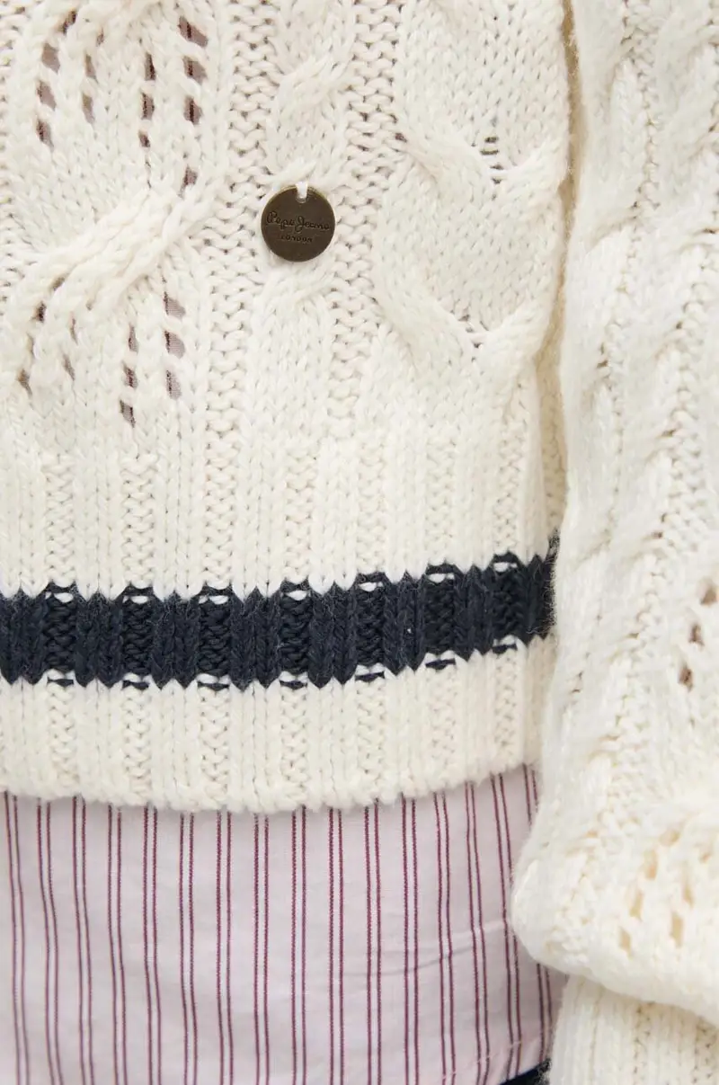 maglione HADA JACKET donna colore beige PL702207 miniatura 5