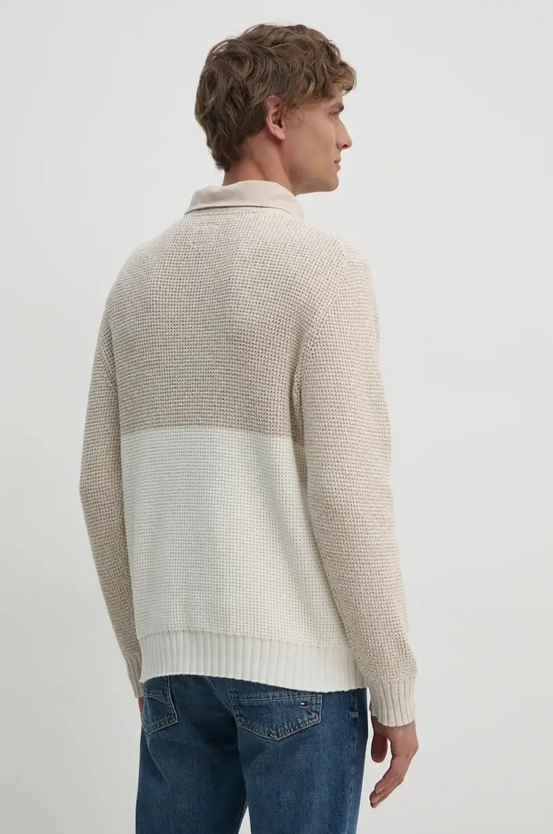 maglione in cotone COSTELLO Beige miniatura 3