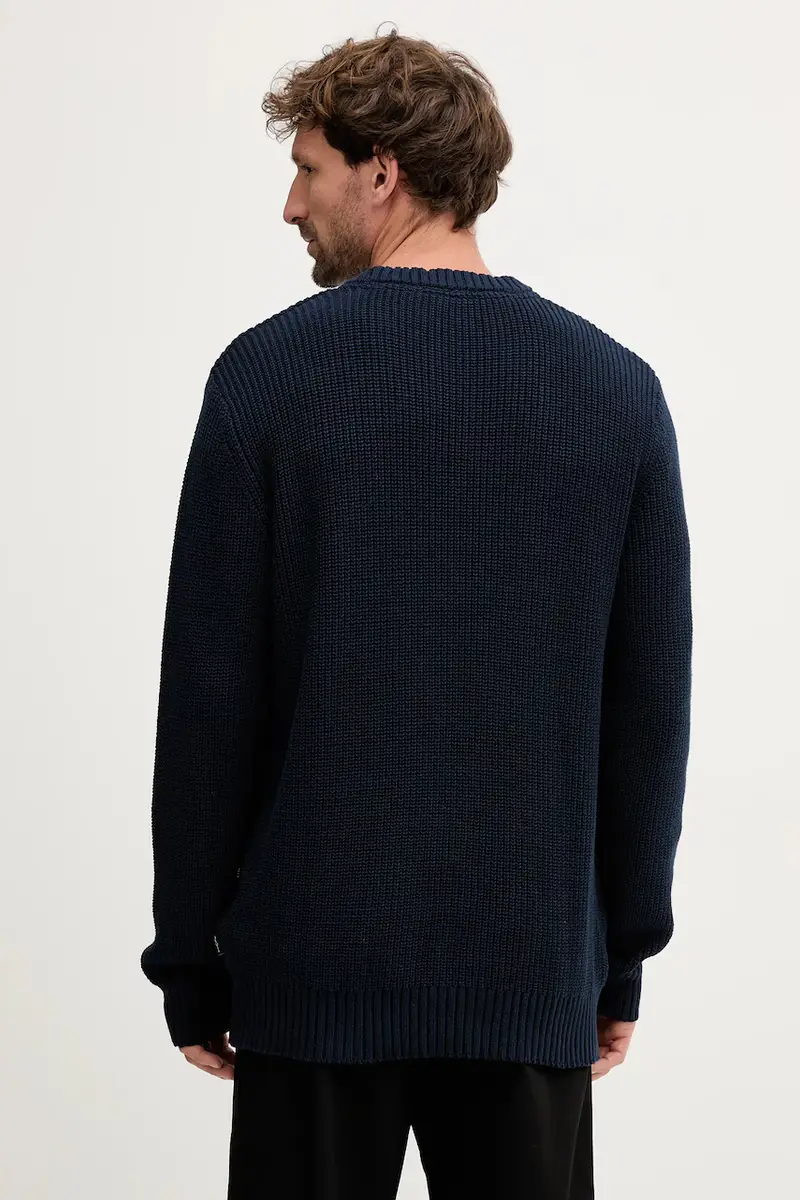 maglione in cotone uomo colore blu navy PM7000006 miniatura 3