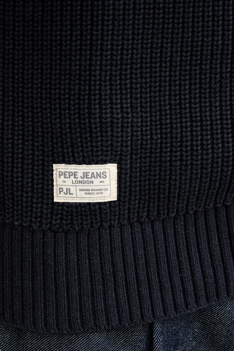 maglione in cotone uomo colore blu navy PM7000019 miniatura 5