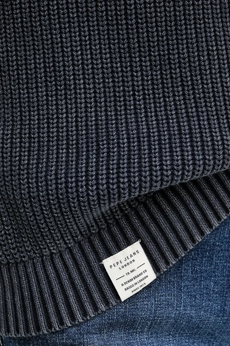 maglione in cotone uomo colore blu navy PM7000022 miniatura 5