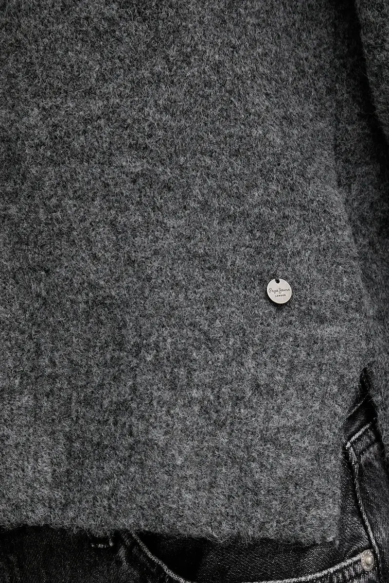 maglione in misto lana donna colore grigio PL7000032 miniatura 5