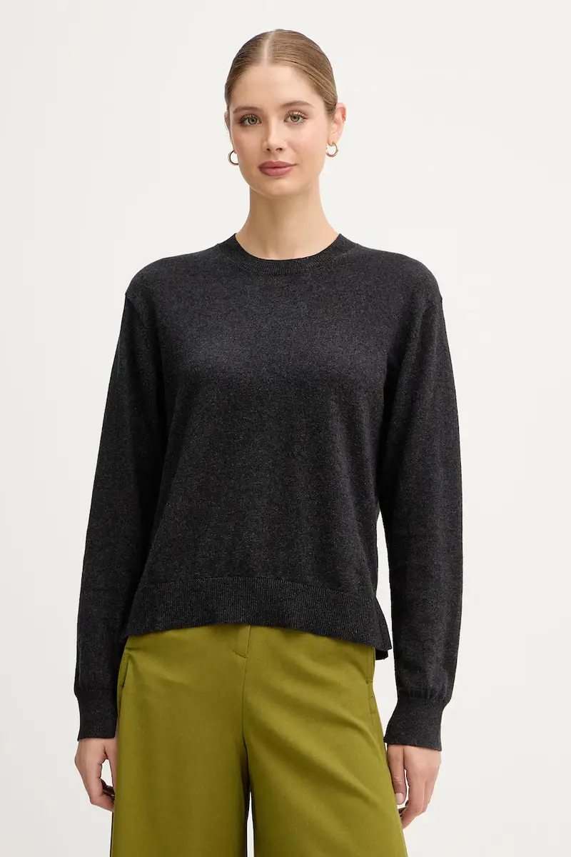 maglione in misto lana donna colore nero PL7000035